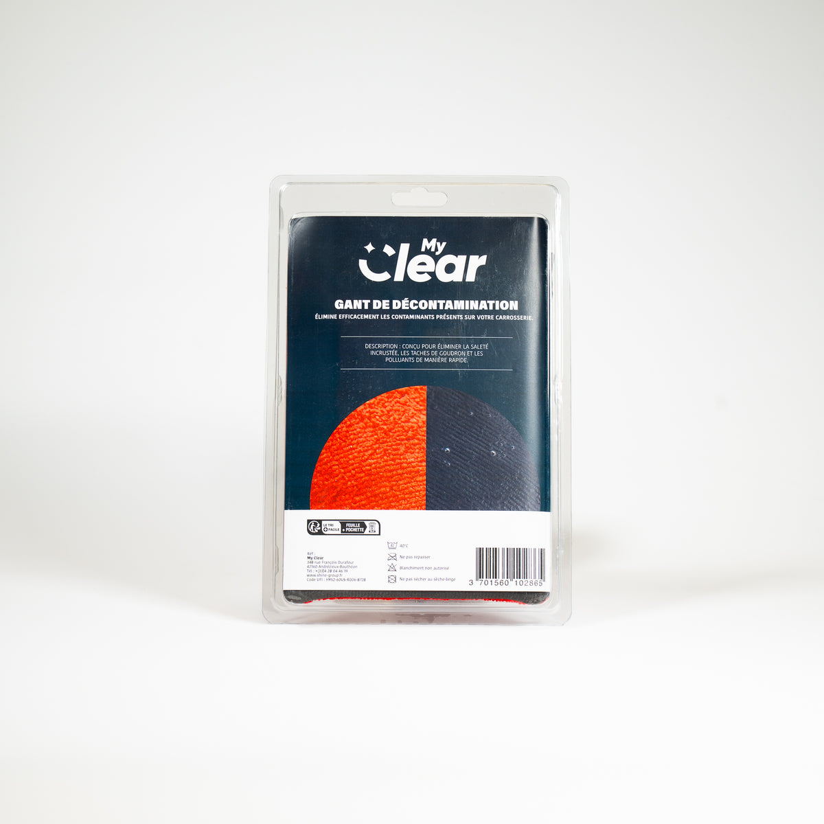 Gant de décontamination – passage sur peinture