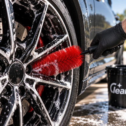 Brosse longue pour jantes