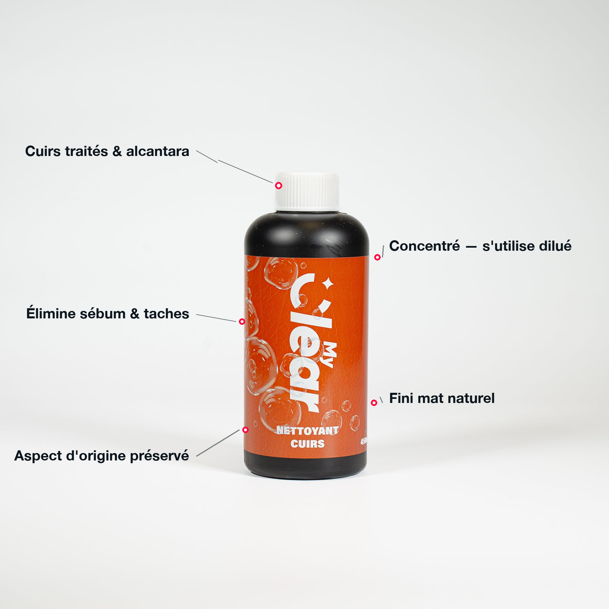 Nettoyant cuir automobile 450 ml