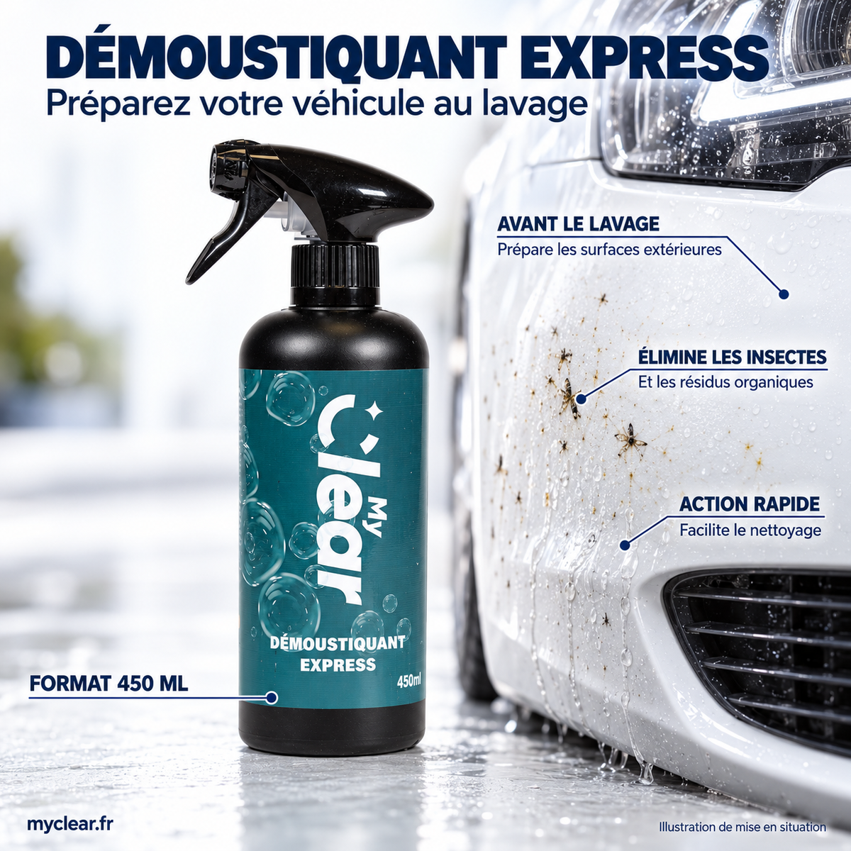 Démoustiquant express 450 ml