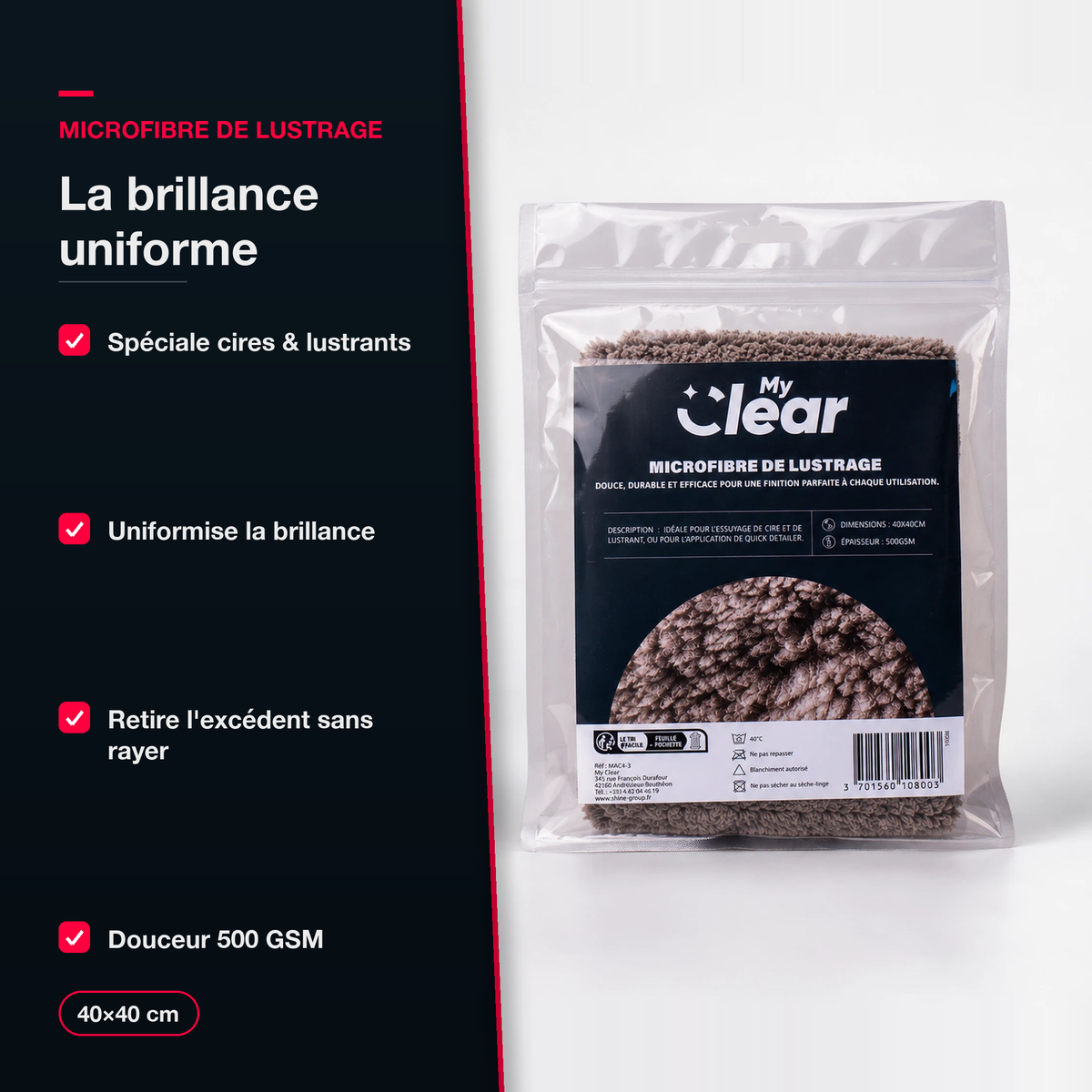 Microfibre pour Finition Carrosserie