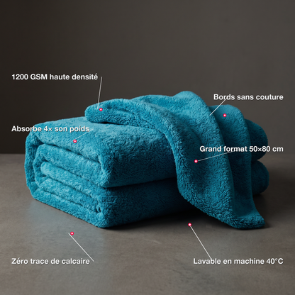 Microfibre de séchage 50x80 cm – 1200 GSM