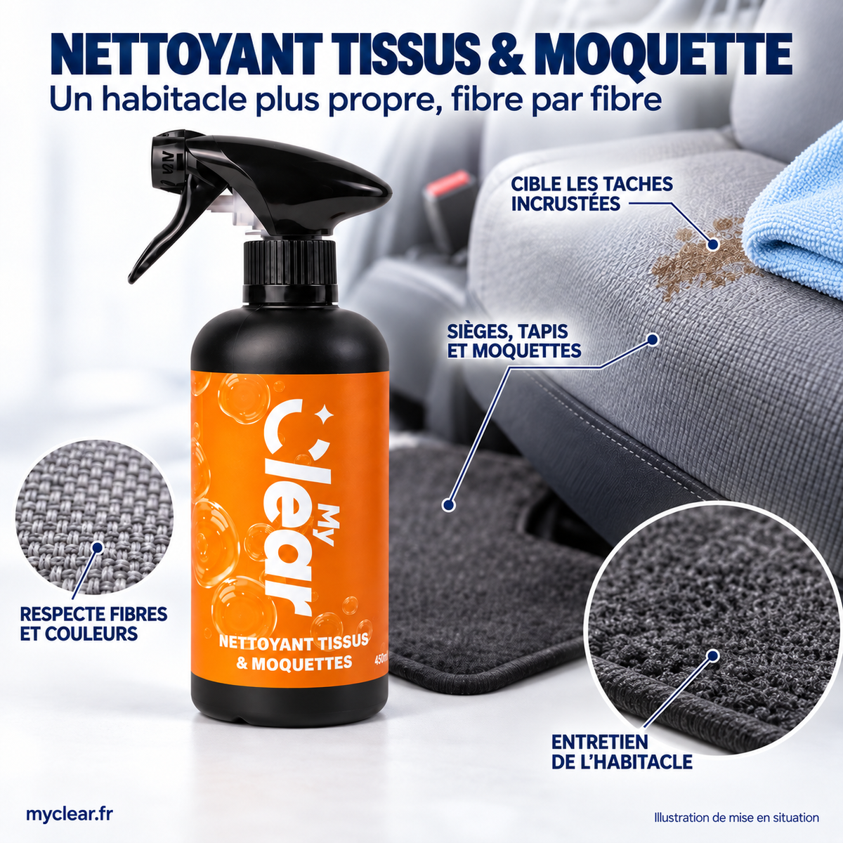 Nettoyant Tissus & Moquette