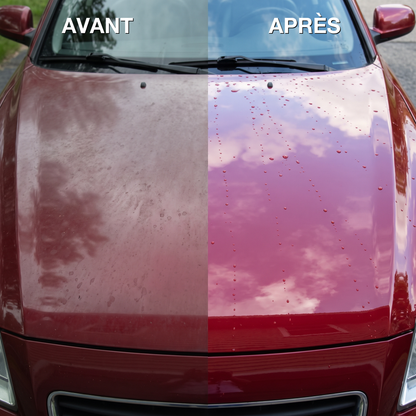 Avant / après : film routier terne contre brillance profonde
