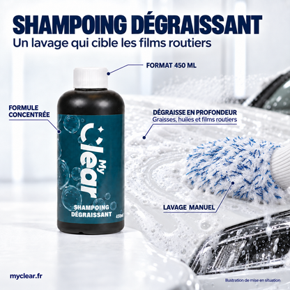 Shampoing Automobile dégraissant concentré 450 ml